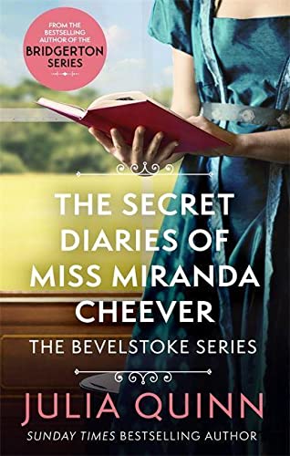 Book cover featuring a woman holding a diary, titled "The Secret Diaries...