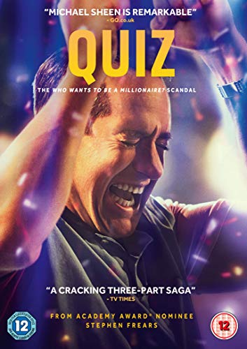 DVD cover for "Quiz" featuring Matthew Macfadyen, a dramatic thriller.