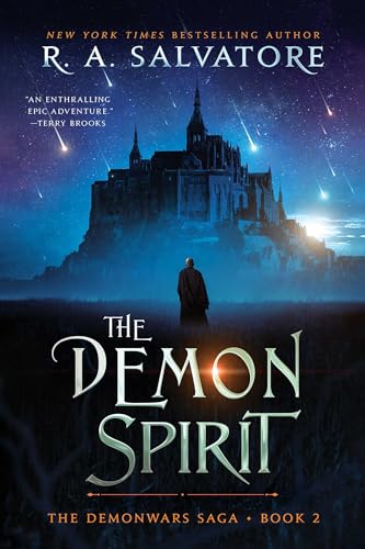 Fantasy book cover with a lone figure facing a large, ominous castle.
