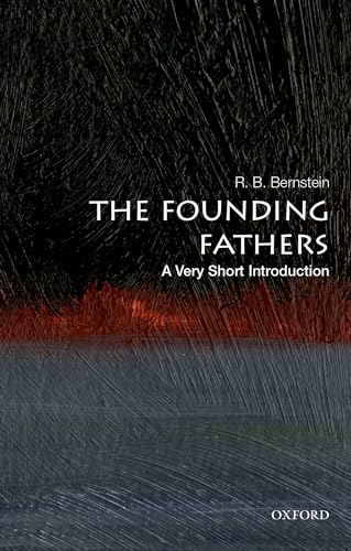 Book cover titled The Founding Fathers: A Very Short Introduction with abstract textured background.