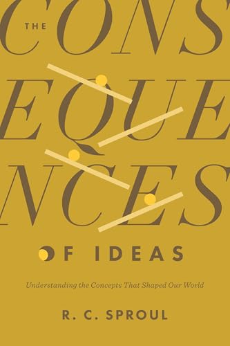 Book cover: "The Consequences of Ideas" with abstract gold lines.