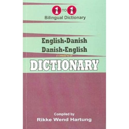 The cover of the English-Danish and Danish-English One-to-One bilingual dictionary by Rikke Wend Hartung.