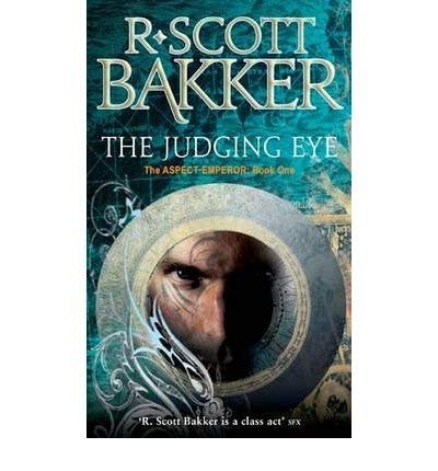Book cover featuring a human eye inside a circular frame on a blue background.