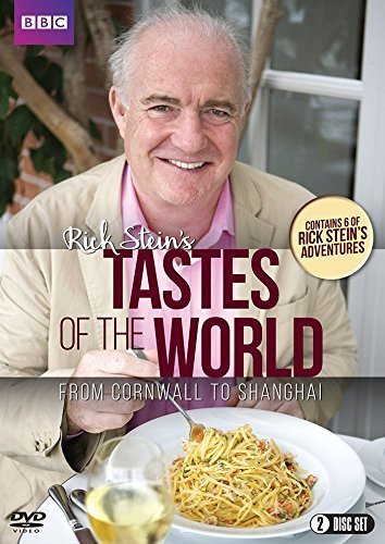DVD cover featuring Rick Stein holding a wine glass, with a village in the background.
