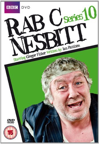 DVD cover for “Rab C Nesbitt - Series 10” featuring Gregor Fisher.