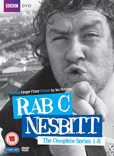 Black and white DVD cover featuring Gregor Fisher pointing at the camera.