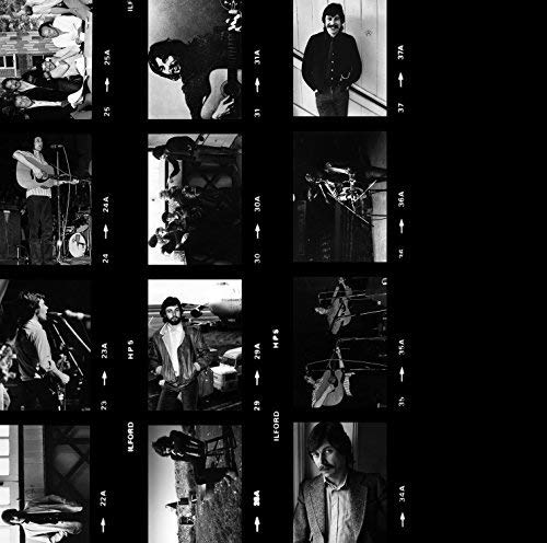 Black and white CD cover featuring contact sheet-style photos of a musician.