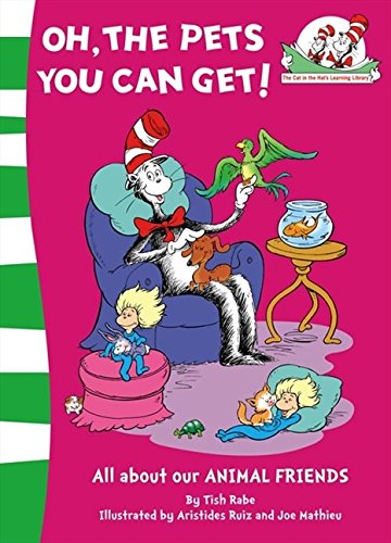 Book cover featuring The Cat in the Hat with various pets.