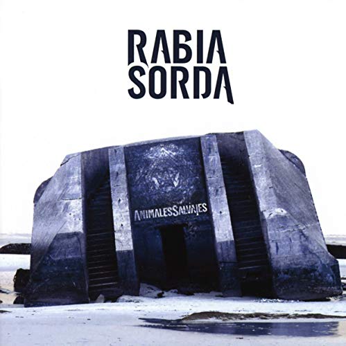 CD cover for Rabia Sorda’s “Animales Salvajes” featuring a concrete bunker.
