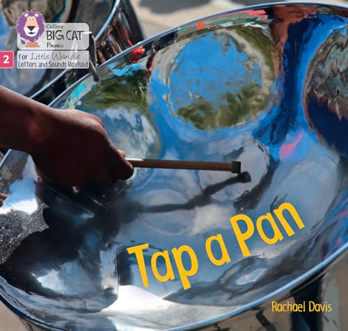 Hand tapping a large, shiny steel pan with a mallet; book cover.
