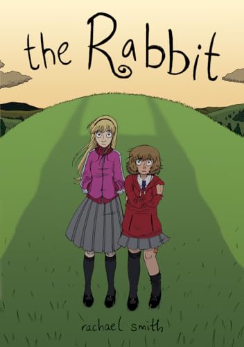 Book cover: two young women stand on a green hill, titled "the Rabbit".