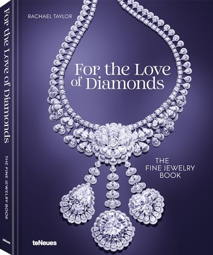 Book cover featuring a sparkling diamond necklace on a purple background.