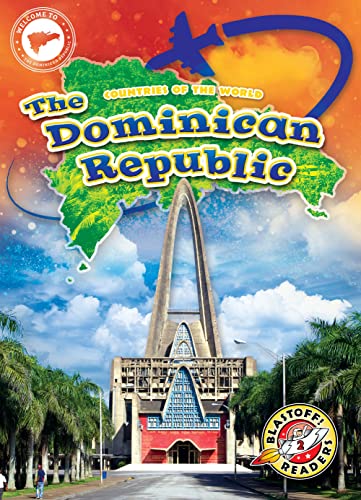 Book cover featuring the Dominican Republic’s Monument to the Restoration and map.