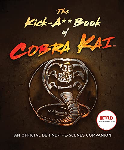 Book cover featuring the Cobra Kai logo: a coiled snake with an angry face.