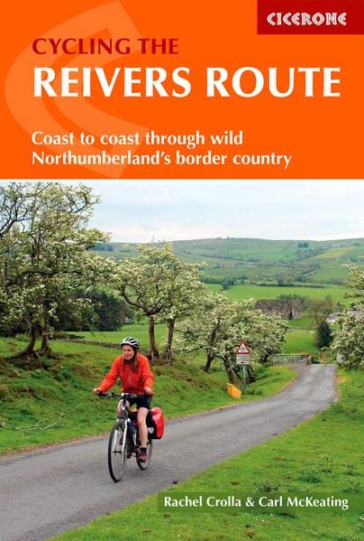 Book cover: cyclist on a rural road with rolling hills.