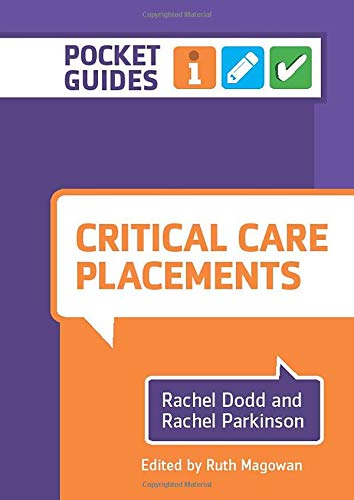 Orange and purple book cover for student nurses on critical care.