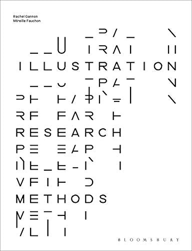 Book cover: "Illustration Research Methods" with abstract typographic design.