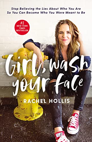 Book cover with author Rachel Hollis posing by a yellow fire hydrant.