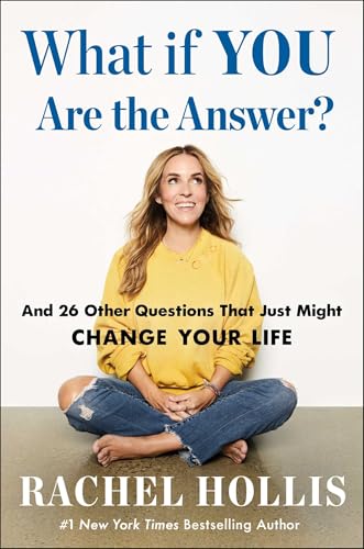 Book cover with a woman sitting cross-legged, titled "What If YOU Are the Answer?".