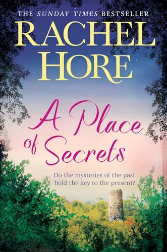 Book cover with title “A Place of Secrets” and a stone tower.