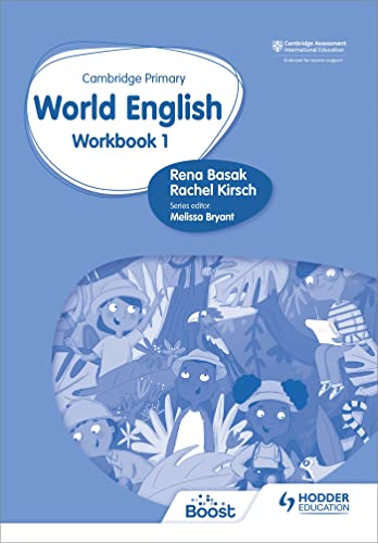 Cambridge Primary World English Workbook 1 cover with illustrated children.