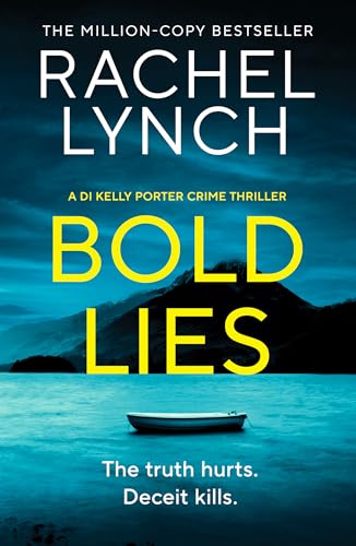 Book cover: "Bold Lies" with a small boat on dark water.