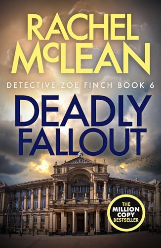 Book cover with dark colors, possibly radiation symbols, and a post-apocalyptic scene or character.