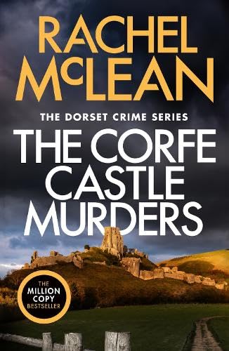 Book cover with castle image, likely Corfe Castle, with dark or ominous tone.