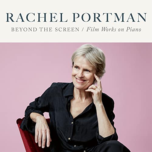 Rachel Portman album cover featuring a portrait of the composer.