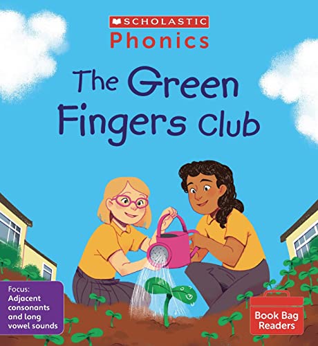 Book cover: two children watering plants in a garden.