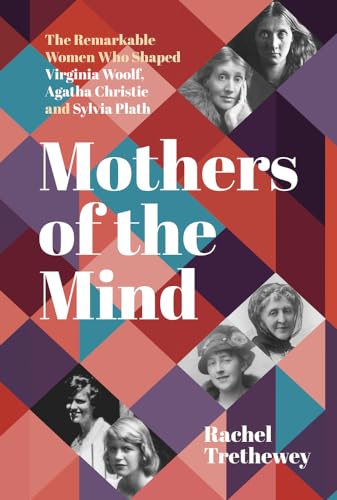 Book cover with portraits of women and geometric red and purple design.