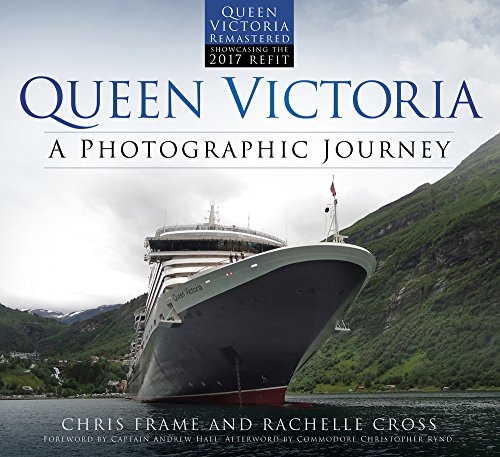 "Book cover featuring a cruise ship in a fjord with green mountains and cloudy sky."