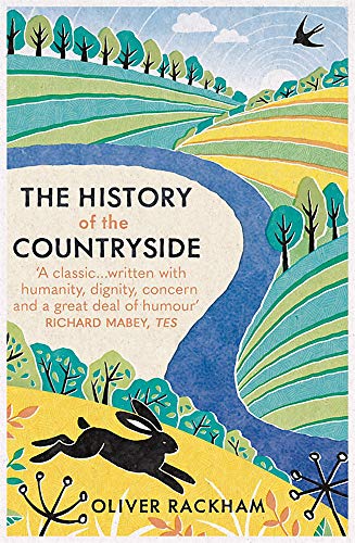 Book cover: illustrated rolling hills, a river, and a running hare.
