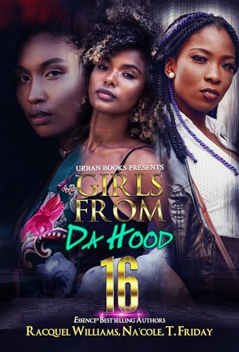 Book cover featuring three young Black women with diverse hairstyles against a dark background.