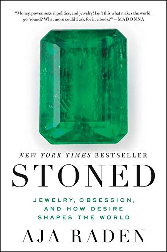 Book cover featuring a large, faceted emerald and the title "Stoned.