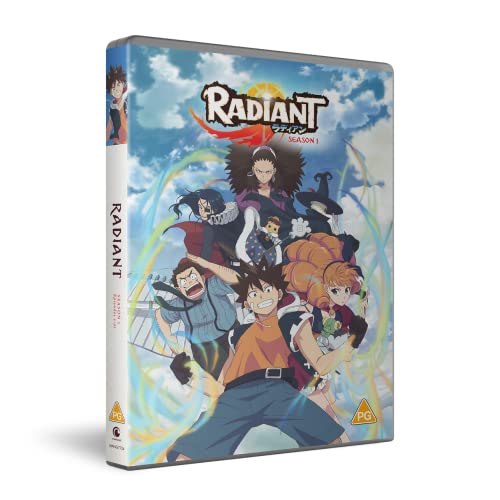 DVD case for Radiant Season 1 featuring a group of anime characters.