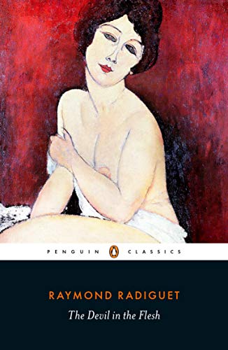 Book cover: painting of a woman in white, red background, Penguin Classics edition.