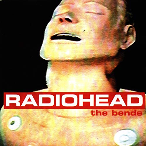 Radiohead’s “The Bends” CD cover: a distorted close-up of a man’s face.