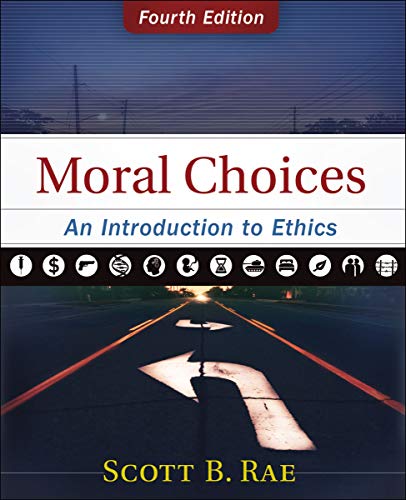 Book cover: "Moral Choices," fourth edition, with a road and directional arrows.