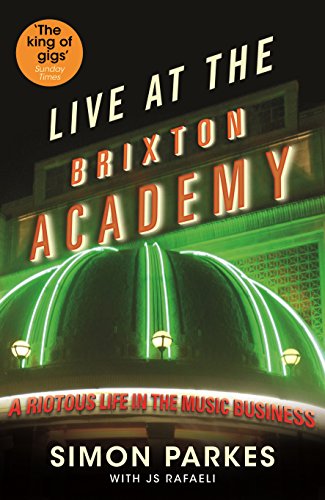 Book cover featuring the illuminated Brixton Academy sign at night.