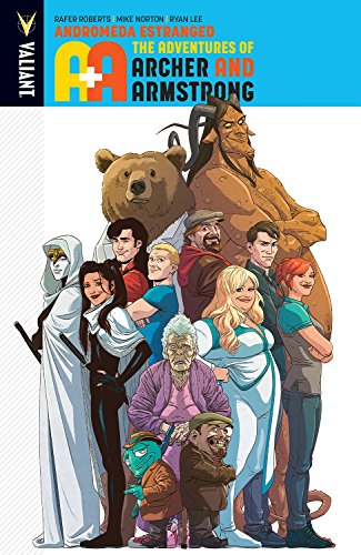 Comic book cover featuring a diverse group of illustrated characters.
