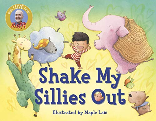 Book cover with Raffi, a child, and colorful illustrated animals.