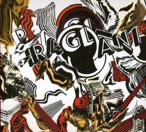 The image shows a music CD cover with abstract, surreal illustrations and the text "Raglani".