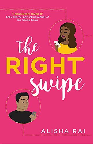 Book cover with illustrated man and woman looking at phones.