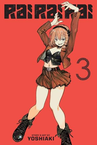 “Rai Rai Rai, Vol. 3” manga cover featuring a young woman in a dance pose.