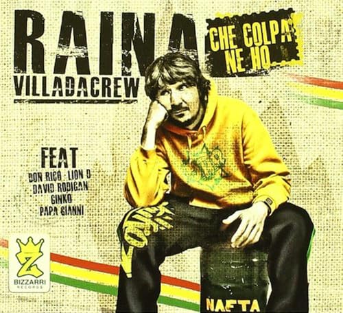 CD cover for Raina's "Che Colpa Ne Ho" featuring a man in yellow.