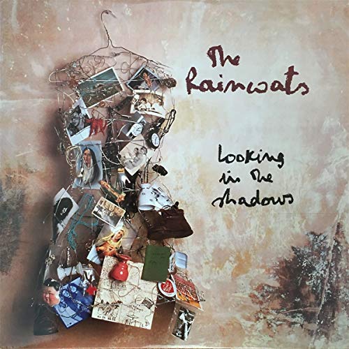 Album cover for The Raincoats’ “Looking In The Shadows” with collage imagery.