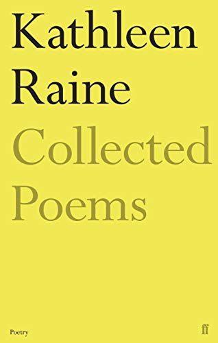 Book cover with yellow background and black text reading Kathleen Raine Collected Poems.