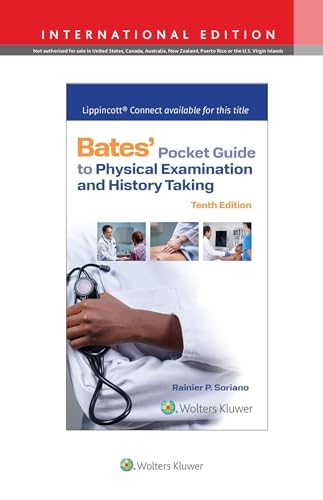 Blue medical guide, “Bates’ Pocket Guide to Physical Examination and History Taking.”