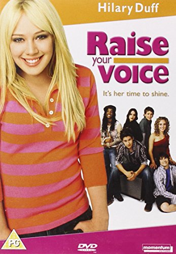 Raise Your Voice" DVD cover featuring Hilary Duff and a diverse group.